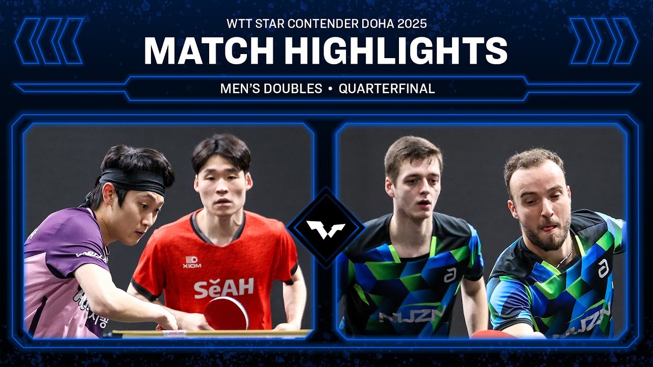 Jang/Cho vs Poret/Gauzy| MD QF | WTT Star Contender Doha 2026