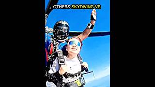 others skydiving V's the last one #skydiving #fyp #shortsfeed #edit