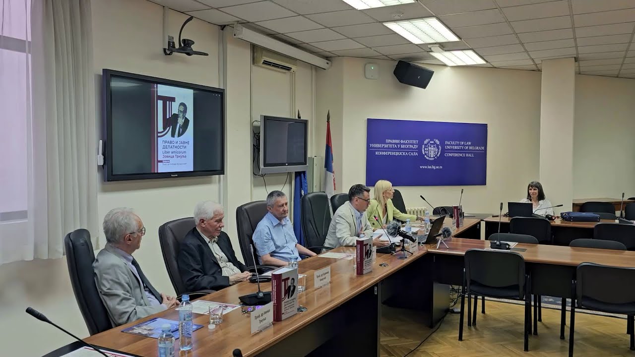 Конференција у част проф. др Јовице Тркуље: Поздравне речи