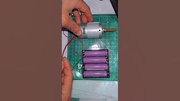 How to make 775 DC motor aur lithium battery 12v aur battery holder the connected very easy #shorts