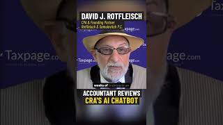 Tax Season in Canada: Accountant Reviews the CRA’s AI Chatbot #canada #cdnpoli #taxes