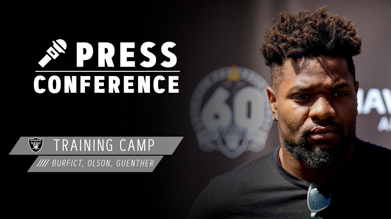 football score Burfict, Olson, Guenther Training Camp Presser - 8.18.19