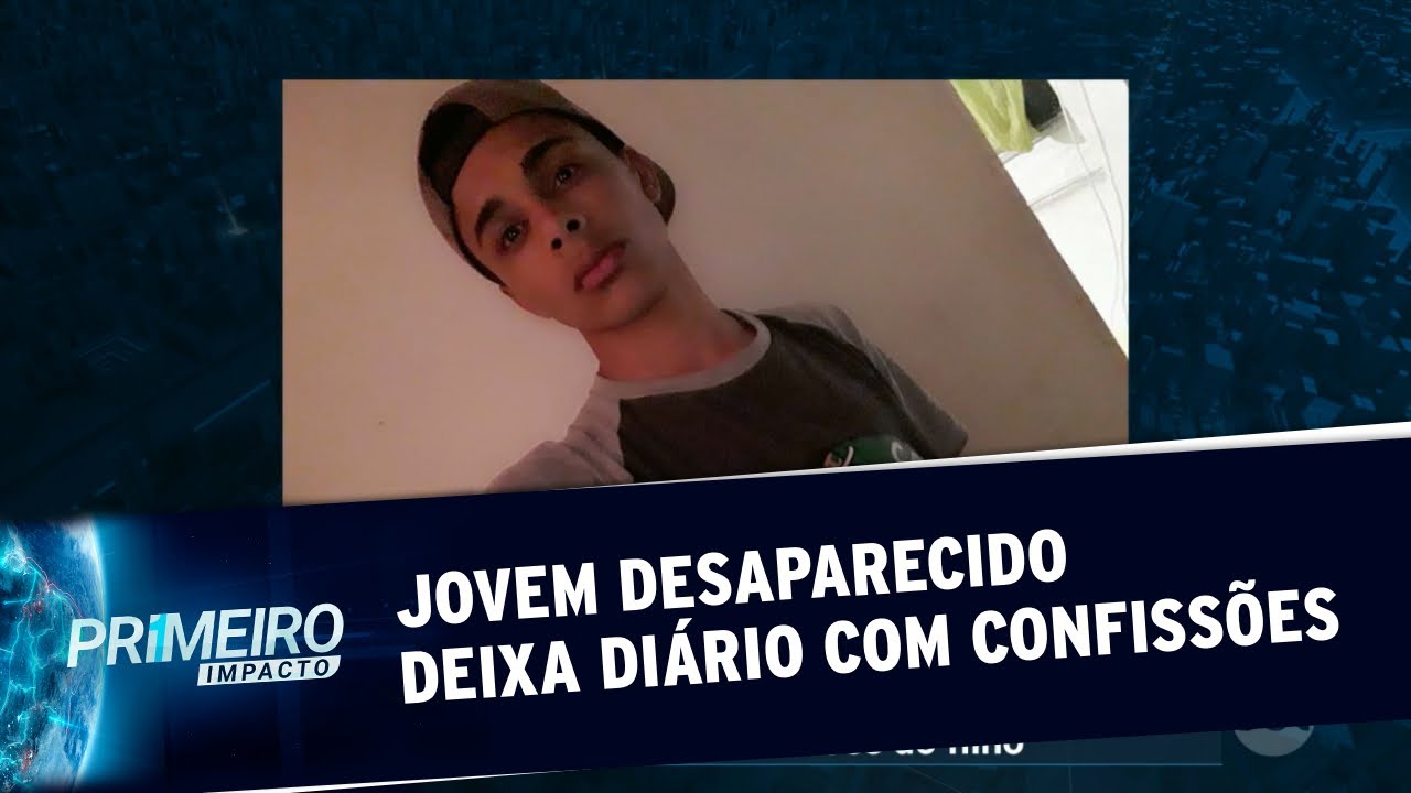 Jovem desaparecido há  1 ano deixa diário de confissões para mãe | Primeiro Impacto (02/07/20)