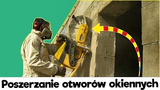 Poszerzanie otworów okiennych