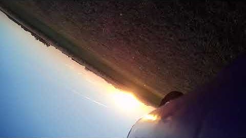 Uncut autonomous Binary sunset flight with ArduPlane on the Zealot H743 using the RunCam Thumb Pro