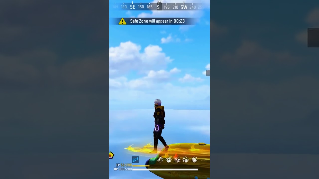 free fire new landing animation