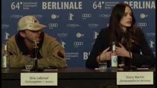 Shia Labeouf dunks on stupid beta reporters