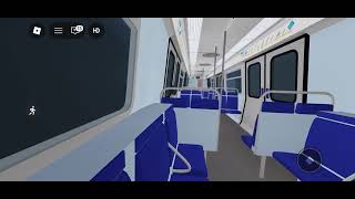 (2 STATIONS CLOSED) Roblox automatic subway line 2 from horizon district to Castelrain university