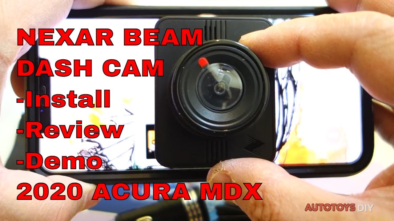 Nexar Beam Dash Cam Unboxing, Installation & Review For Acura Mdx 2020