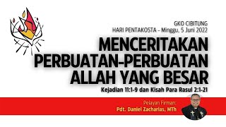 IBADAH PENTAKOSTA - GKO CIBITUNG