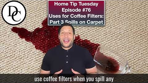 Home Tip Tuesday - Uses For Coffee Filters Part 3
