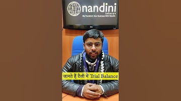 How to View Trial Balance in TallyPrime | Trial Balance Report | Nandini Infosys