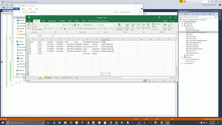 CSharp - Excel Library - Connect to excel using Microsoft Office Interop Excel Library