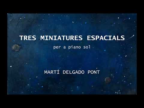 Tres miniatures espacials: