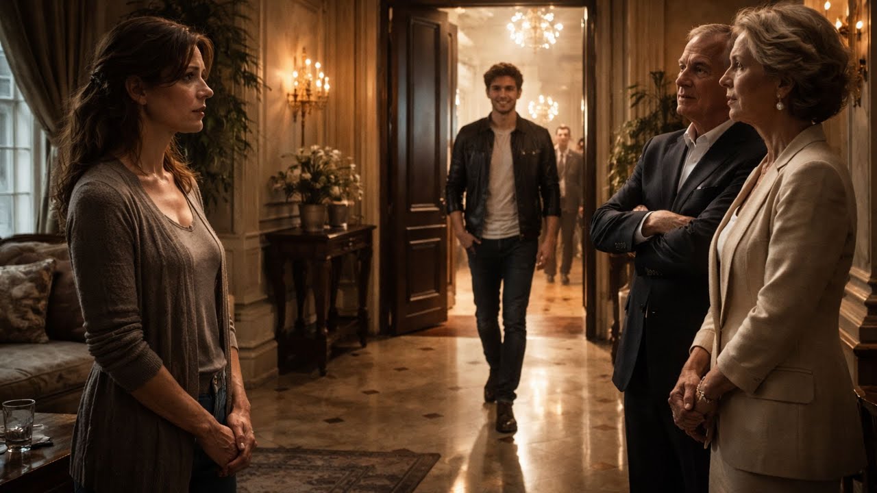 Părinții mei biologici și milionari au crezut că vin pentru bani… până când a intrat fiul meu celebr