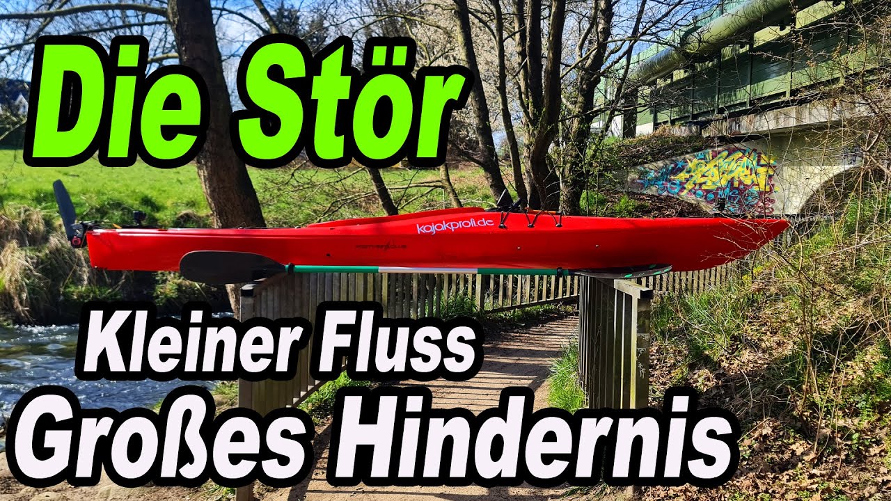 Kajaktour voller Hindernisse: Die wilde Flussfahrt auf der Stör bei Neumünster