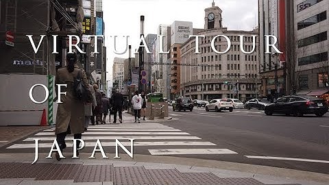 Relax Virtual Walking Tour ASMR 4K Ginza / Japan