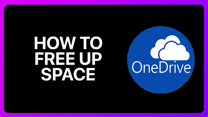 How To Free Up Space On OneDrive Tutorial