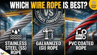 Wire Rope Types | Selection Guide | Which Rope is Best for Lifting#deepatraders #wirerope