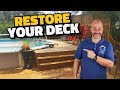 How to Clean and Restore a Weathered Deck