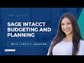 What is Sage Intacct Budgeting and Planning?