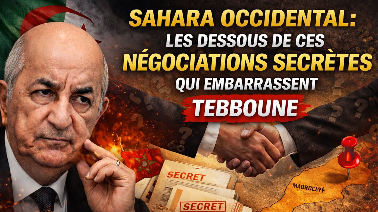 Sahara Occidental : les dessous de ces négociations secrètes qui embarrassent Tebboune