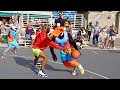 Bugs Bunny/Daffy Duck 2v2 Basketball at Venice Beach [Space Jam IRL]