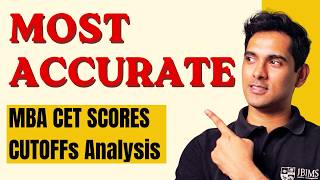 MBA CET Scores & Cutoff Calculator 1st Attempt | Link in Description