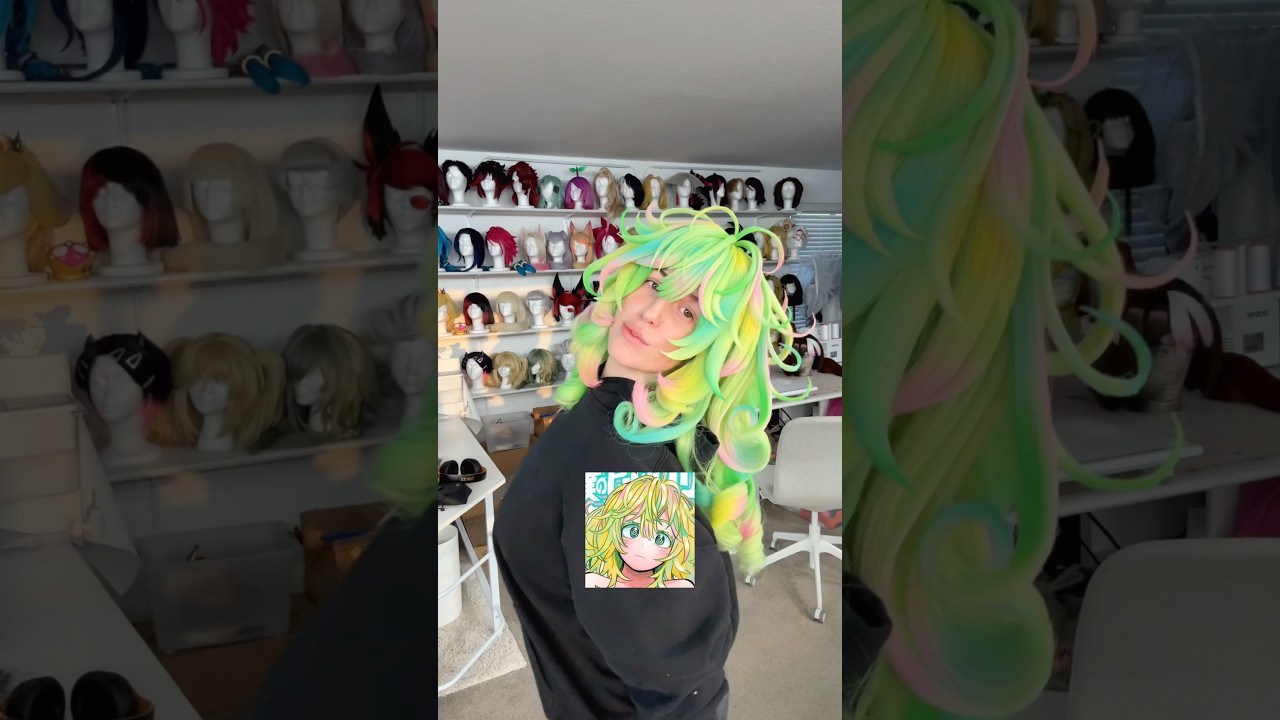 Hagakure wig! #wigstyling #anime #mhacommunity #hagakure