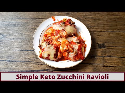 20 Minute Keto Zucchinioli (Zucchini Ravioli Nut Free And Gluten Free)