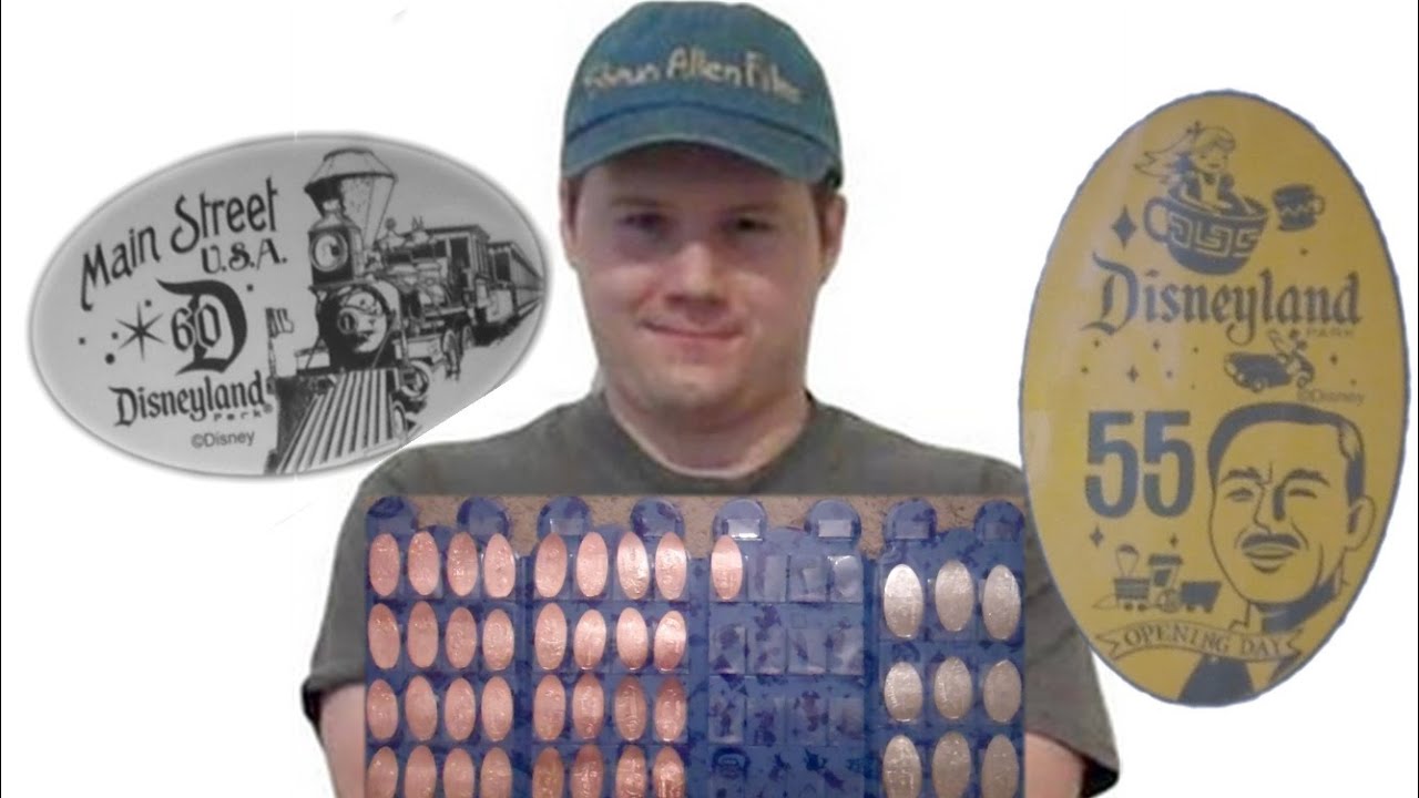 Disneyland 60th Anniversary Pressed Pennies and Quarters YouTube