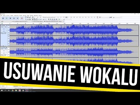 Wideo: Jak Usunąć Głos W Piosence