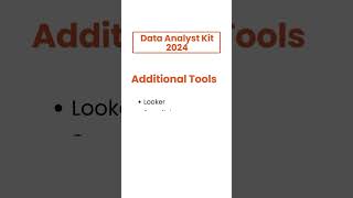 Data Analyst Kit 2024 #datatransformation #datascience #python #sql #tableau #powerbi #dataanalytics