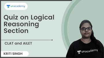 Quiz on Logical Reasoning Section of CLAT and AILET| Most Important Questions  | Kriti Singh