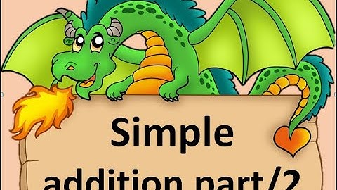 Part/2 - Maths - Year 1/2 - simple addition: Complete with the correct missing number