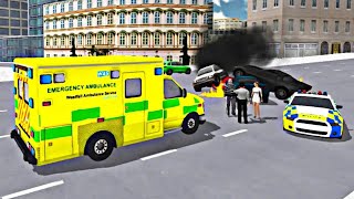 Ambulance sim emergency rescue - 911 city ambulance driving game 2026- android gameplay  screenshot 1