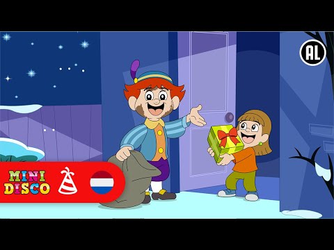 DAAR WORDT AAN DE DEUR GEKLOPT | Sinterklaasliedjes | Minidisco