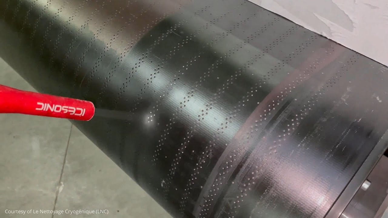 Printer Vacuum Belt - Dry Ice Blasting