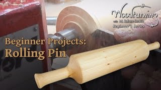 Into the kitchen this week for a great skill building woodturning rolling pin. Use the roughing gouge and spindle gouge to create ...