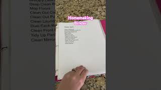 I’m working on home #organization thanks to my homemaking binder. #sahm #homeschoolmom #simplify