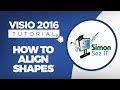 How to Align Shapes in Visio 2016