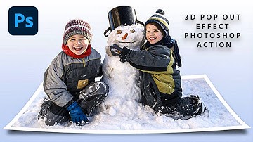 3D Pop Out Effect in Photoshop | Photoshop Action