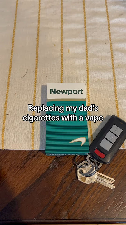 Replacing My Dads Cigarettes With A Vape