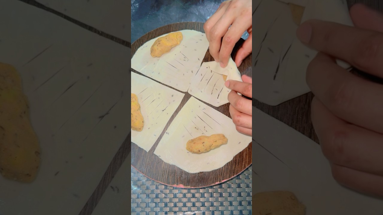 Samosa folding hack 🤩samosa folding new style ✨ 