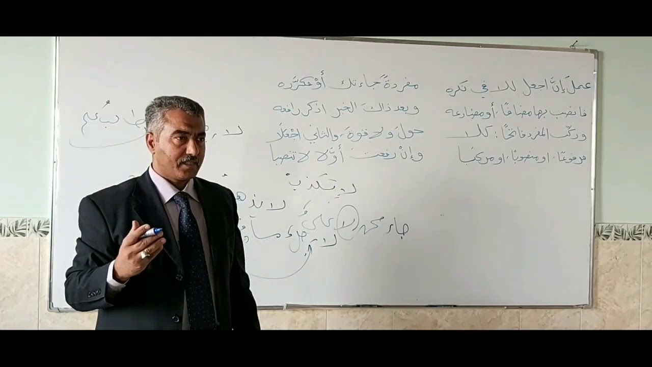 شرح ابن عقيل # لا النافية للجنس # الدرس الأول # ا.د. عمر علي الدليمي # جامعة الفلوجة