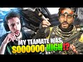 My Teammate Was FRIED Out Of His Mind 😂 (Apex Legends Highlights)