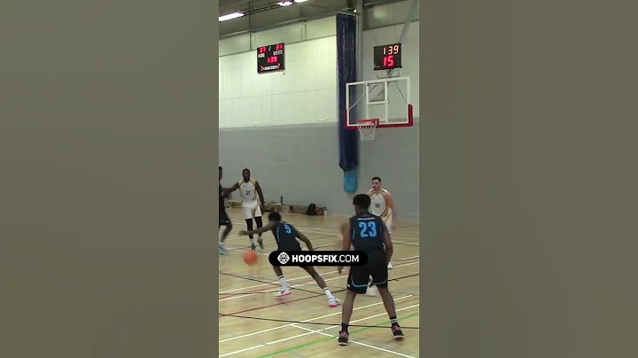 Mohammed Suleiman takes his man out the game