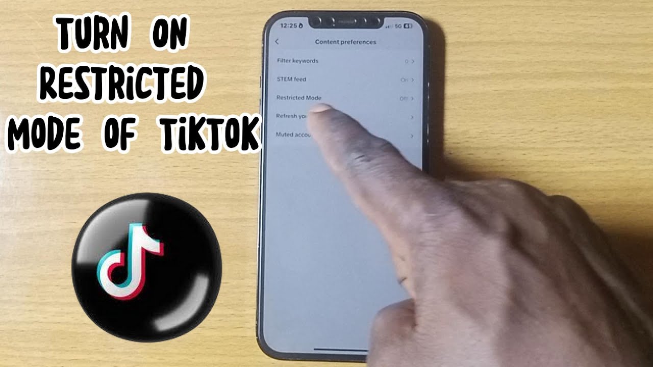 How to Turn ON Restricted Mode of TikTok - YouTube