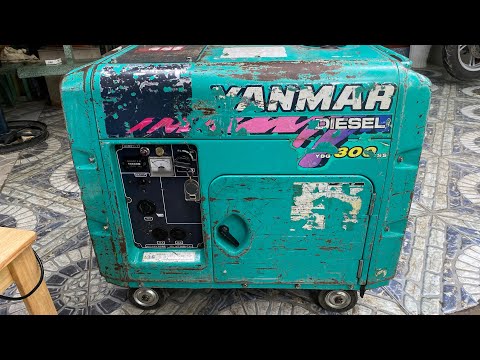 Video Máy phát điện dầu Yanmar YDG300ss 3kw chạy 1000h... - youtube