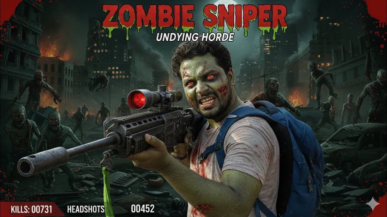 ZOMBIES killed by SNIPER All ZOMBIES ARE VERY DANGEROUS 😮😮😮😮